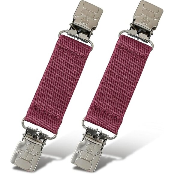 Hold’Em Mitten Glove Clips for Toddler & Kids Extra Tight Grip - Burgundy - Picture 1 of 6